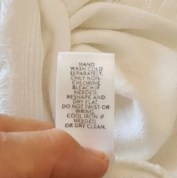 J. Jill Classic White Sleeveless Linen Blend Knit Top - Picture 6 of 7